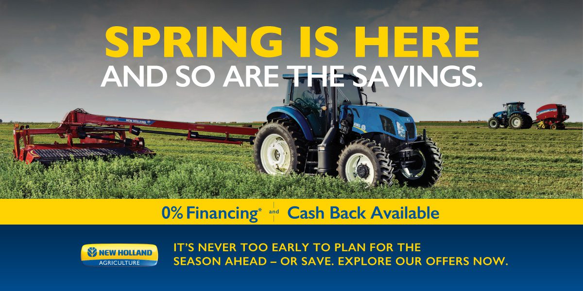 New Holland Spring is here so are the savings  2022-Q2